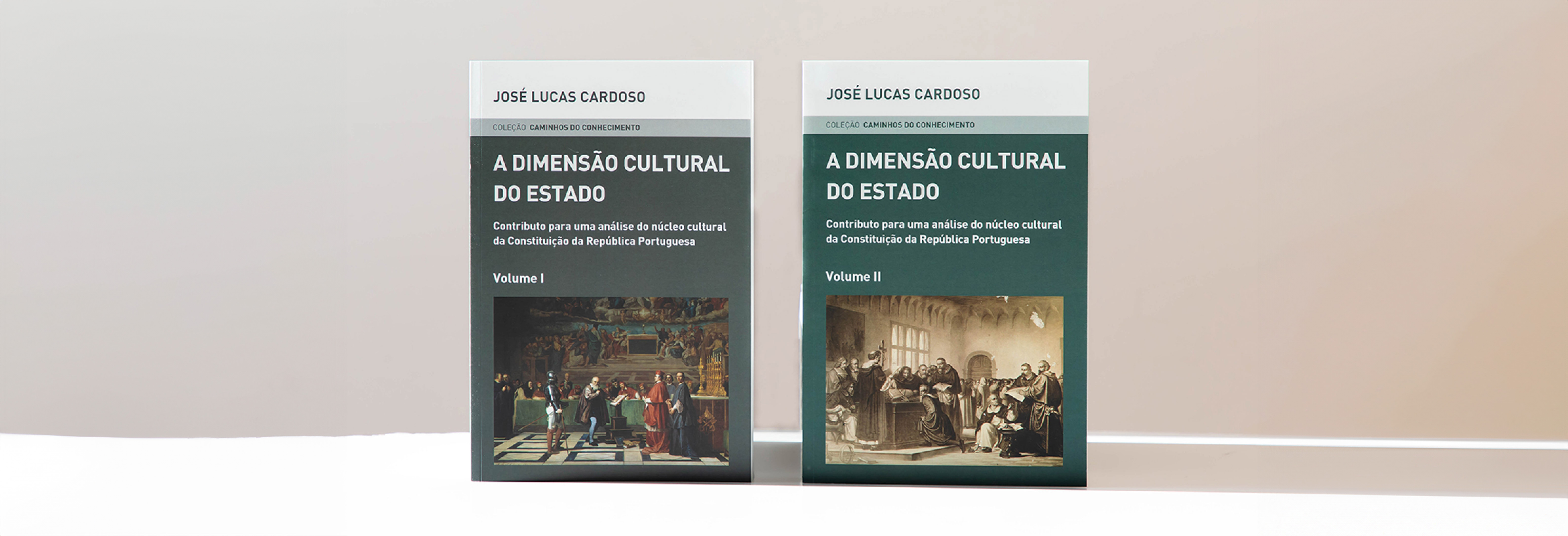 capas dos livros dimensao cultural do estado - volume I e II