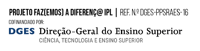 Projeto cofinanciado pela Direção-Geral do Ensino Superior (DGES)