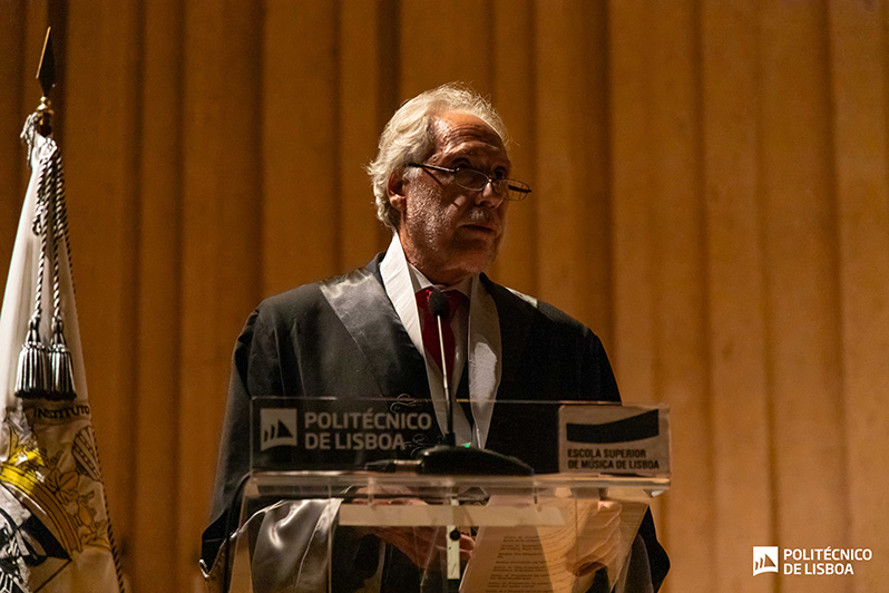 Elmano Margato, Presidente do IPL, no 38.º aniversário do Politécnico de Lisboa