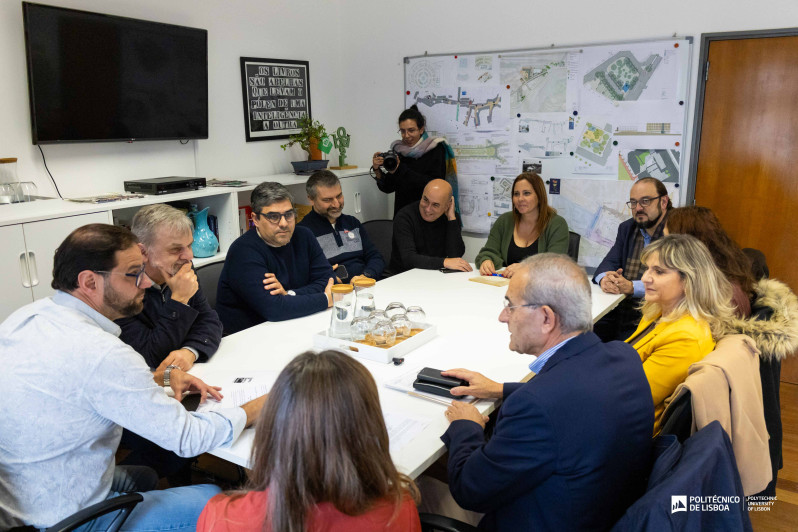 Reunião para a Assinatura de Protocolo da Casa do Pessoal com a Junta de Freguesia de Benfica